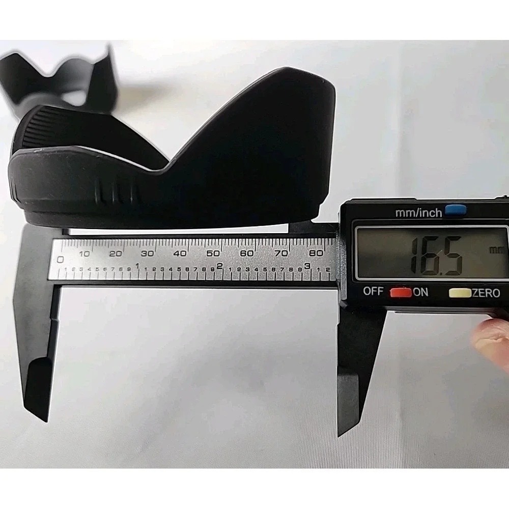 Lot 3 Sigma Camera Lens Hoods‎ OEM Wide-Angle & Standard *See Measurements Black